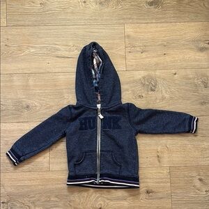 Carter’s hooded sweatshirt with “HUNK”